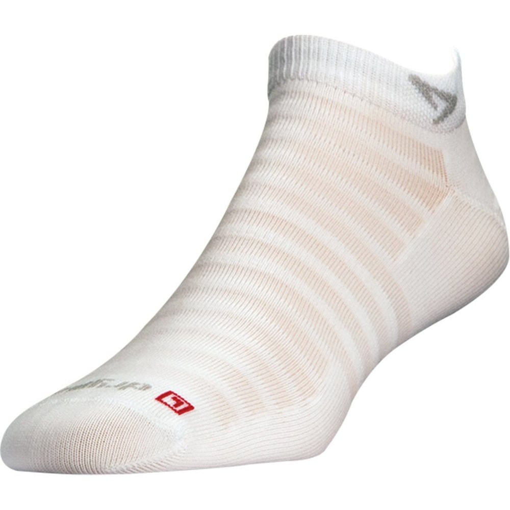 Drymax Socks Running Hyper Thin Mini Crew Sock Socks,White,S US